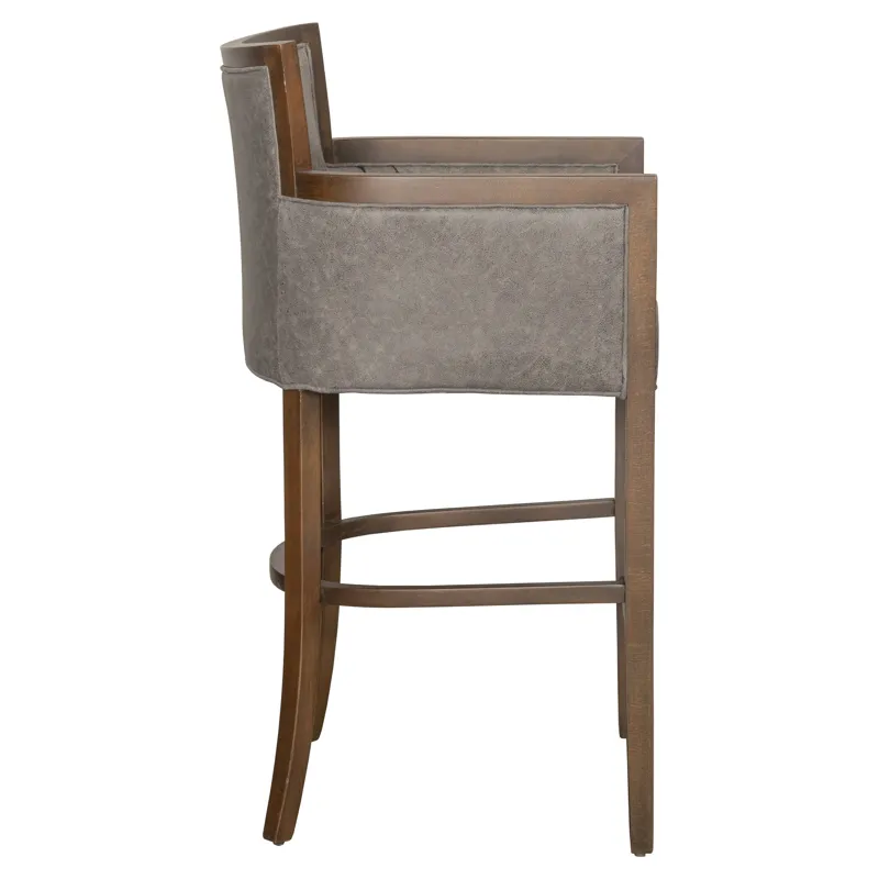 Albany Leather Bar Stool