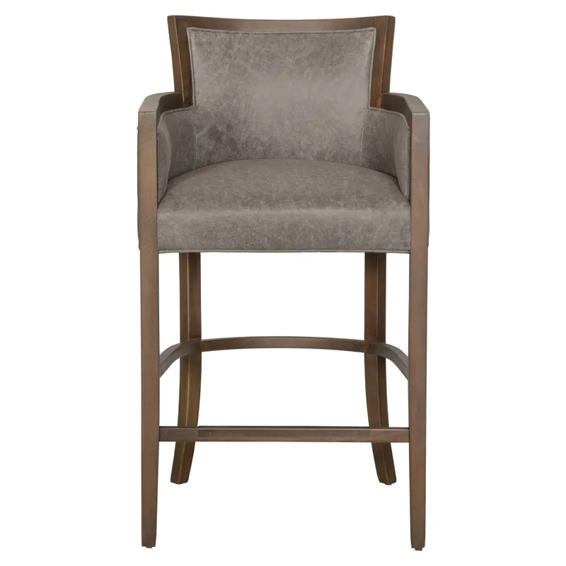 Albany Leather Bar Stool