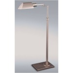 36-46 Inch Satin Nickel Metal Table Lamp