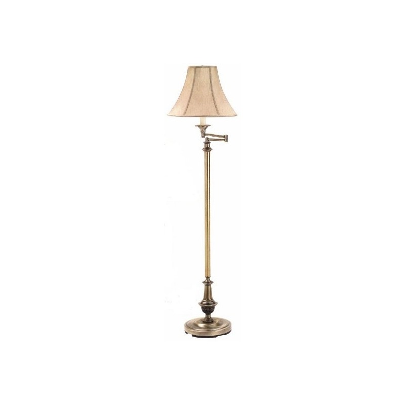 Antique Brass Swing Arm Metal Floor Lamp By Fangio Lighting Nis427327078 Bruce Furniture Flooring Antique Brass Swing Arm Metal Floor, Antique Brass Swing Arm Floor Lamp