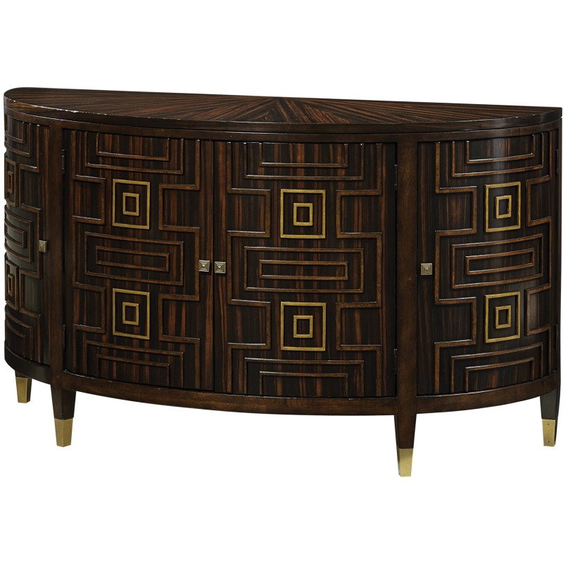 Humphrey Bogart Half Moon Bay Demilune Cabinet