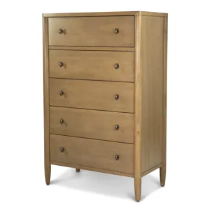 Chatham - 5 Drawer Chest - Warm Maple Finish