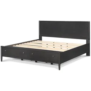 Chatham - Storage Bed - Warm Maple Finish
