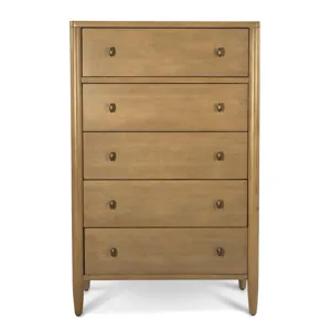 Chatham - 5 Drawer Chest - Warm Maple Finish