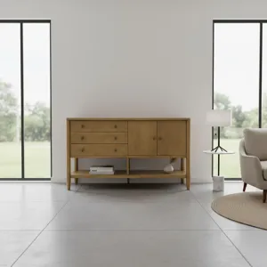 Chatham Credenza w/ Silver Tray