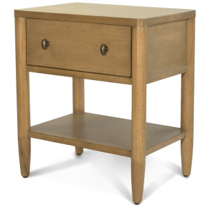 Chatham - 1 Drawer Nightstand with USB-A and USB-C Port - Warm Maple Finish