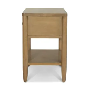 Chatham - 1 Drawer Nightstand with USB-A and USB-C Port - Warm Maple Finish