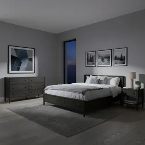 Chatham - Storage Bed - Warm Maple Finish
