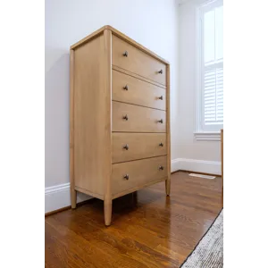 Chatham - 5 Drawer Chest - Warm Maple Finish