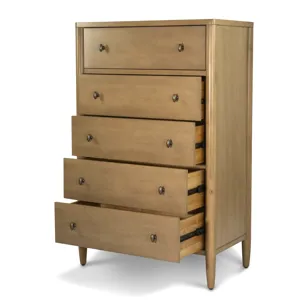 Chatham - 5 Drawer Chest - Warm Maple Finish