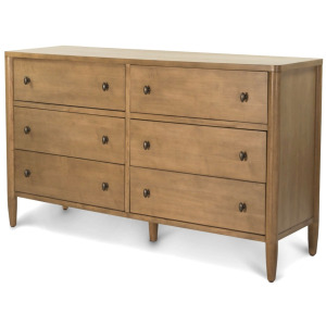 Chatham - 6 Drawer Dresser - Warm Maple Finish