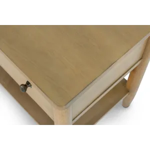 Chatham - 1 Drawer Nightstand with USB-A and USB-C Port - Warm Maple Finish