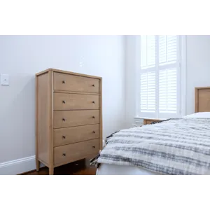 Chatham - 5 Drawer Chest - Warm Maple Finish