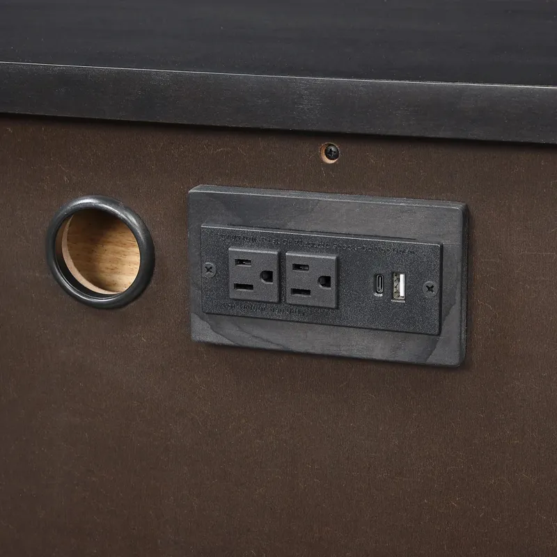 Chatham 3 Drawer Nightstand w/ Power and USB A+C