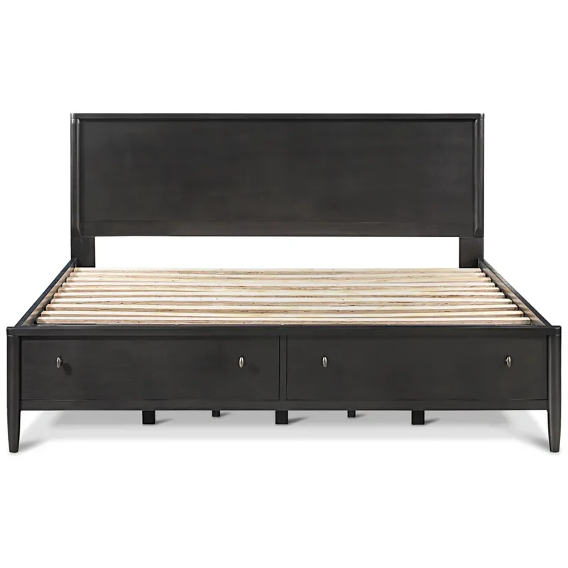 Chatham - Storage Bed - Warm Maple Finish