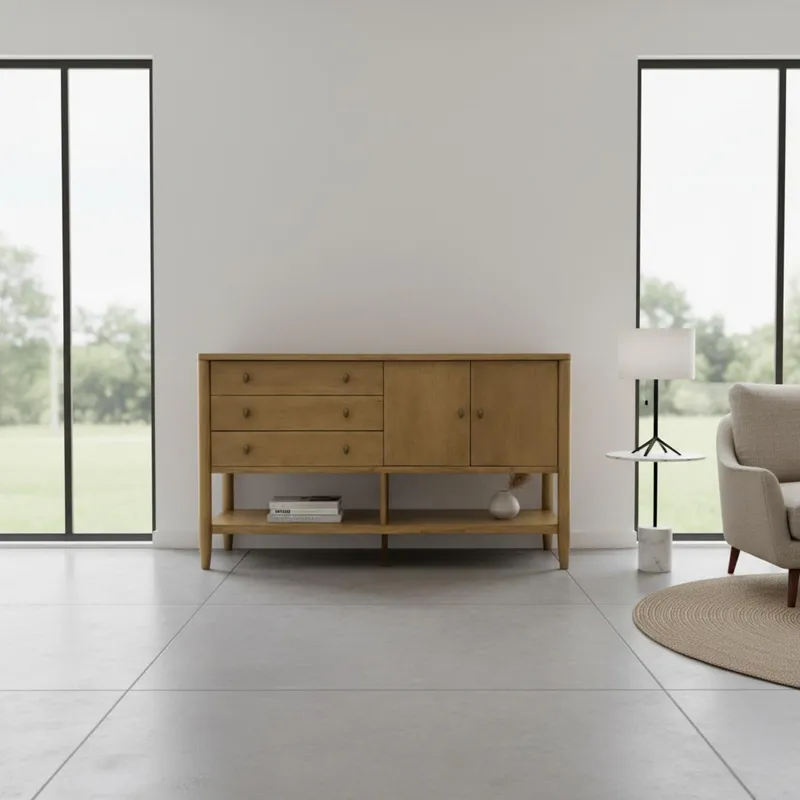 Chatham Credenza w/ Silver Tray