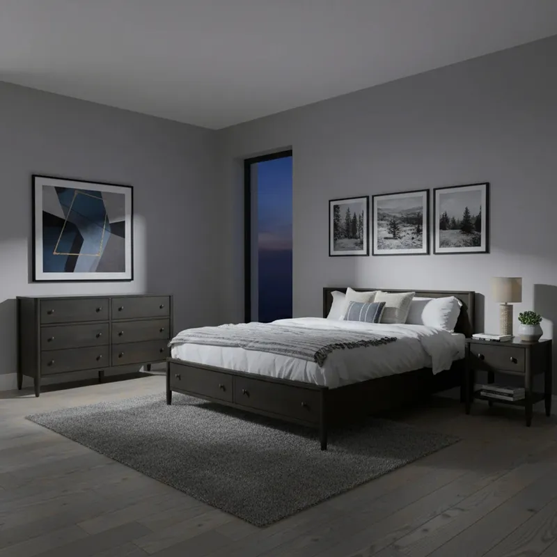 Chatham - Storage Bed - Warm Maple Finish