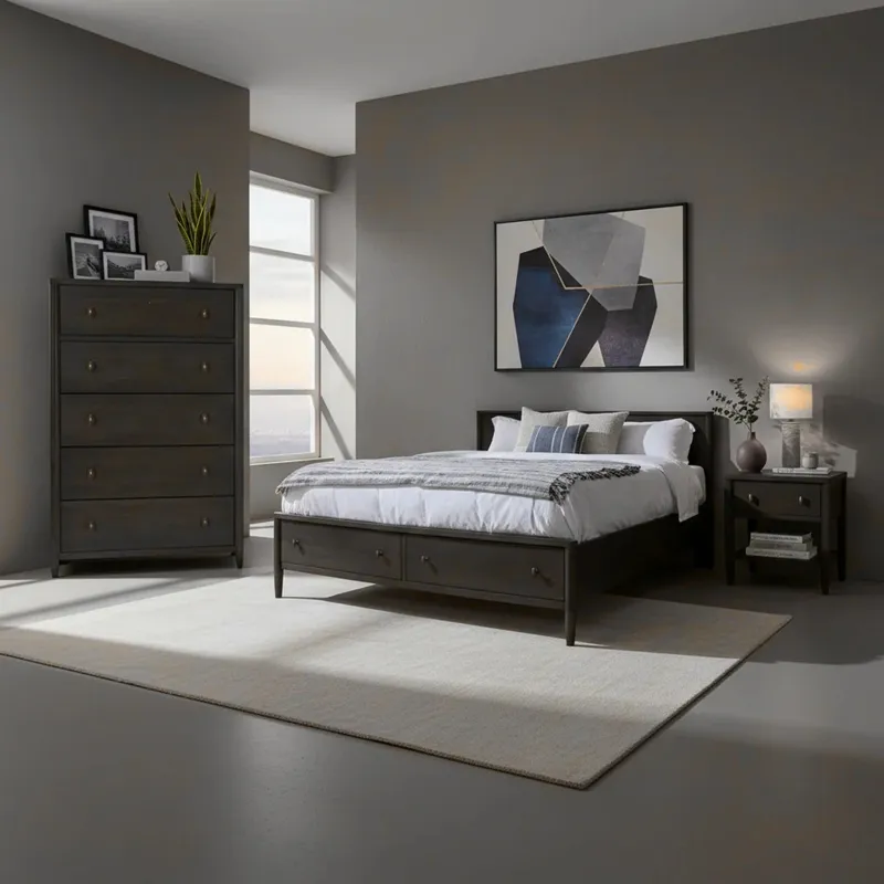 Chatham - Storage Bed - Warm Maple Finish