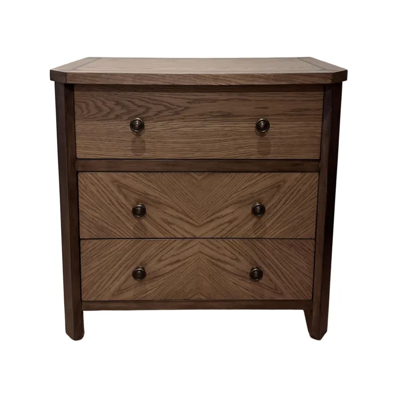 Sun Haven 3-Drawer Nightstand w/ Power + USB-A/C