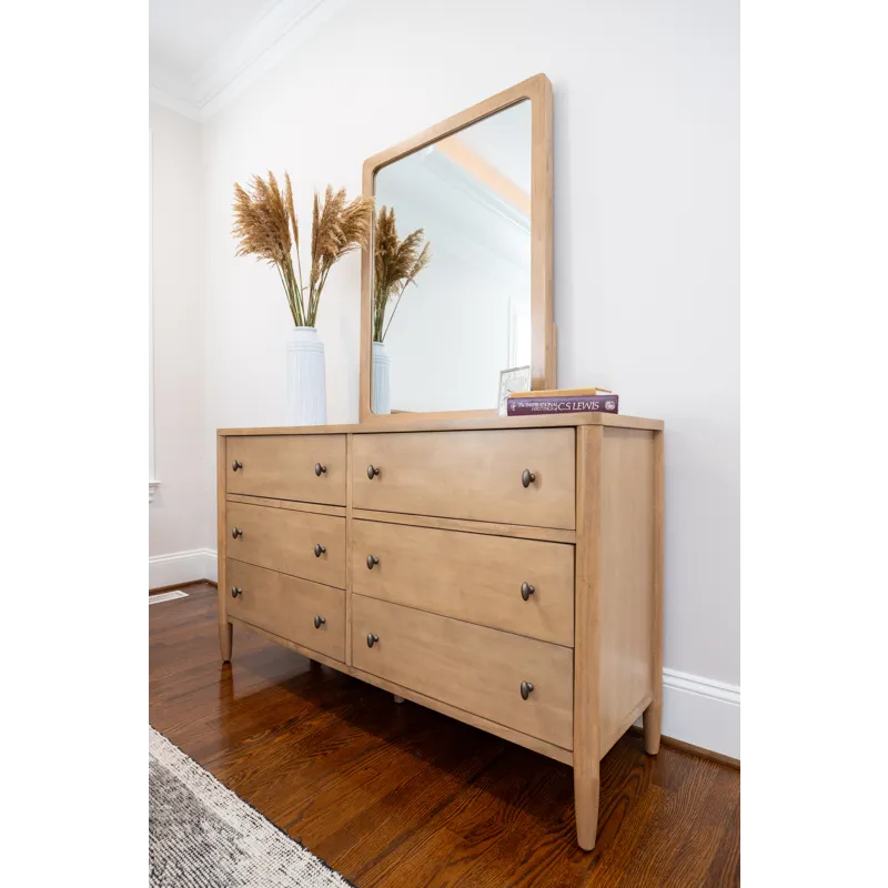 Chatham - 6 Drawer Dresser - Warm Maple Finish
