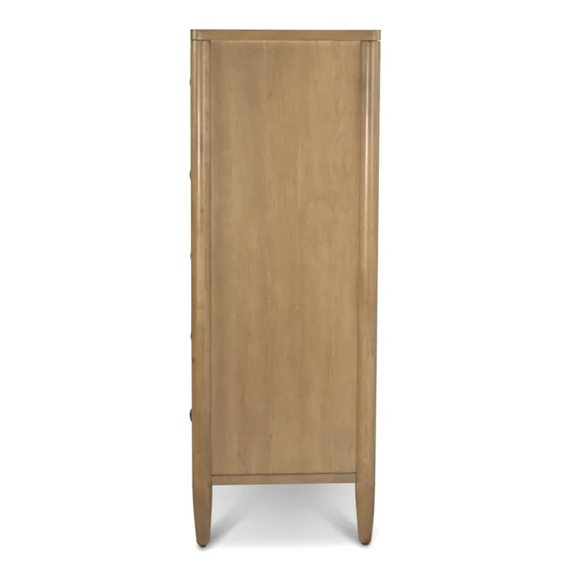 Chatham - 5 Drawer Chest - Warm Maple Finish