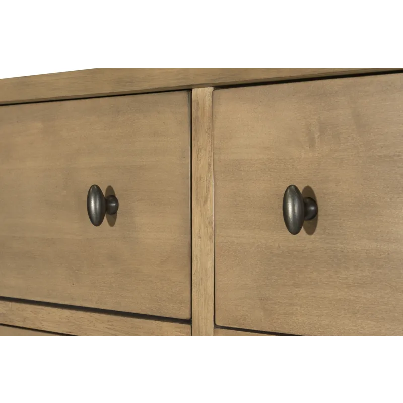 Chatham - 6 Drawer Dresser - Warm Maple Finish