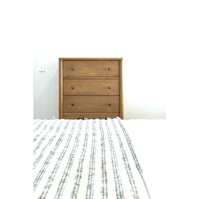 Chatham - 5 Drawer Chest - Warm Maple Finish