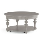 Heirloom Round Coffee Table with Casters