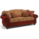Bexley Fabric Melange Sofa with Nails