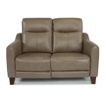 Forte Leather Power Reclining Loveseat w/Power Headrests