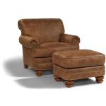 Bay Bridge NuvoLeather Chair & Ottoman