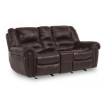 Town Gliding Reclining Loveseat w/Console