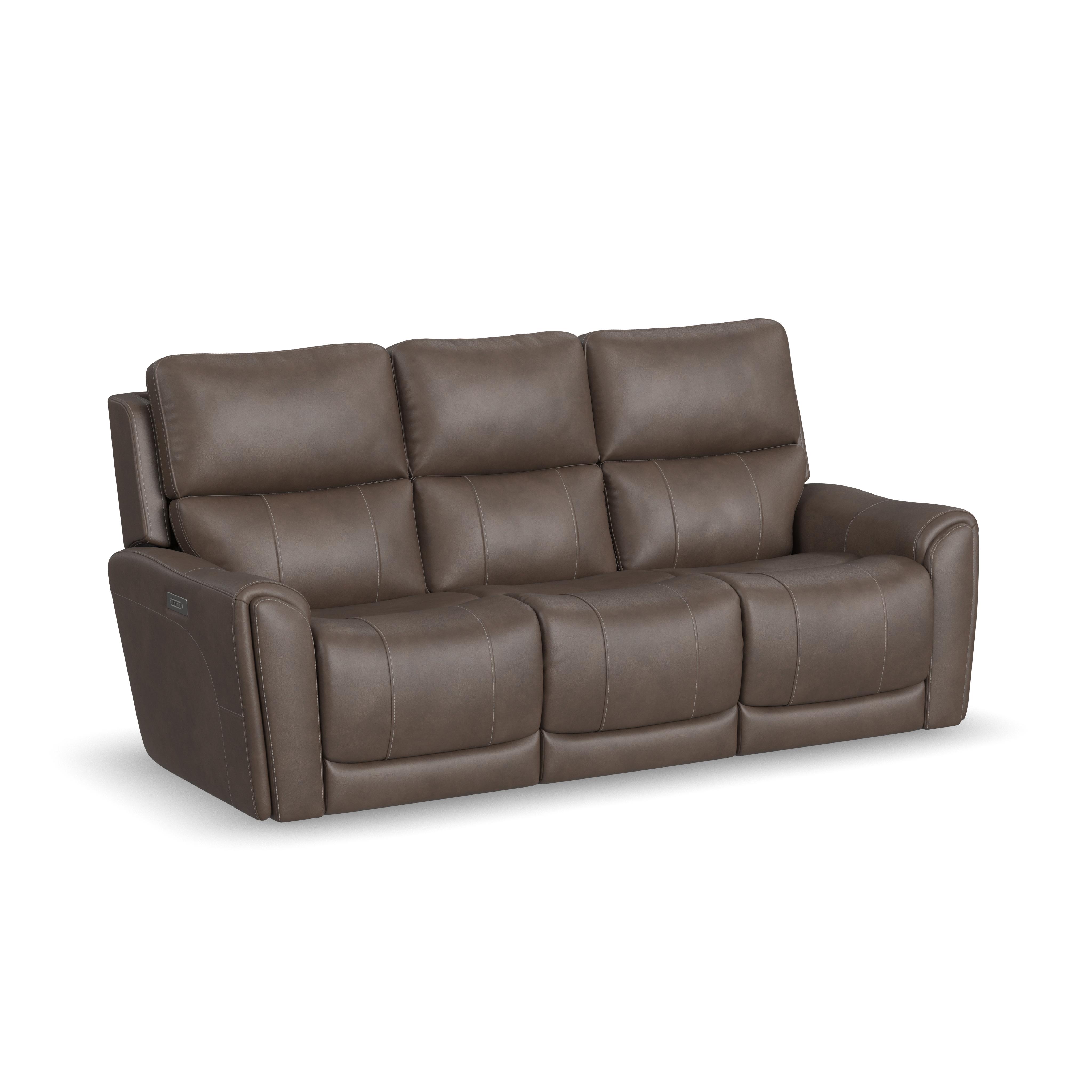 Carter Power Reclining Sofa with Console & Power Headrests & Lumbar