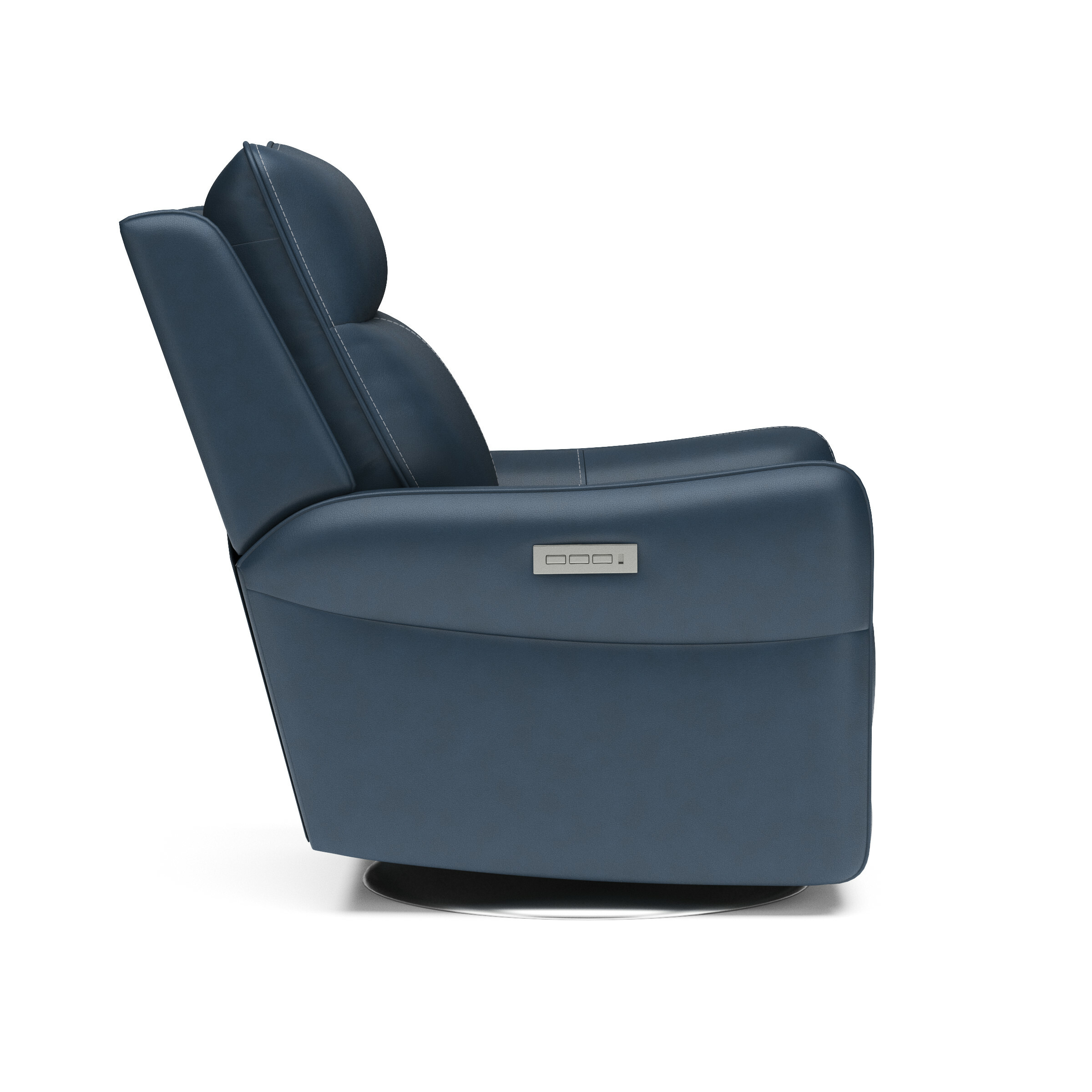 Spin Swivel Power Recliner with Power Headrest & Lumbar 150452PH by