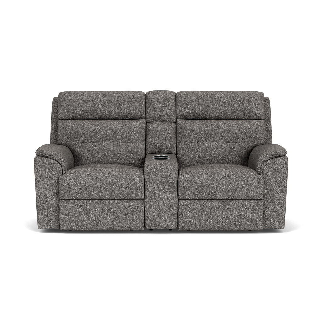 Mason Reclining Loveseat with Console 2804601 by Flexsteel Furniture