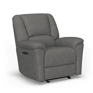 Plush Power Gliding Recliner with Power Headrest & Lumbar