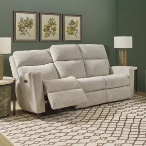 Power Reclining Sofa with Power Headrests & Lumbar