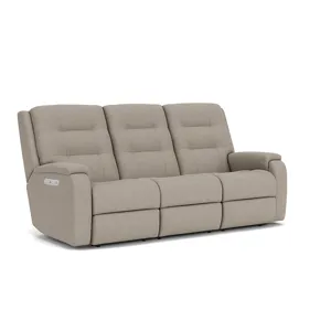 Power Reclining Sofa with Power Headrests & Lumbar