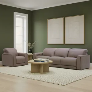 Sola Power Recliner with Power Headrest, Lumbar, Heat & Massage
