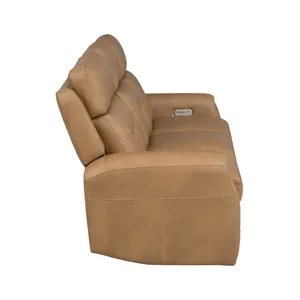 Power Reclining Sofa with Power Headrest, Lumbar, Heat & Massage