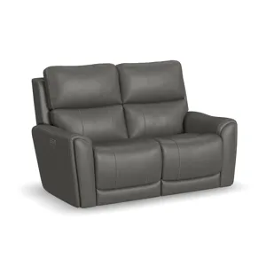 Power Reclining Loveseat with Power Headrests & Lumbar