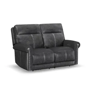 Alexander Power Reclining Loveseat with Power Headrest & Lumbar