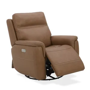 Swivel Glider with Power Headrest, Lumbar, Heat & Massage