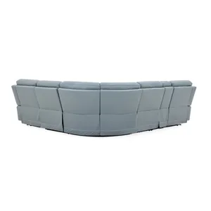 Power Reclining Sectional with Power Headrest & Lumbar
