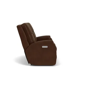 Power Reclining Loveseat with Console & Power Headrests & Lumbar