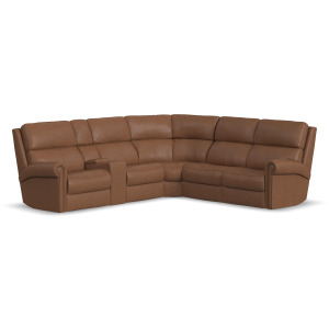 Bernard Power Reclining Sectional w/ Power Headrest & Lumbar