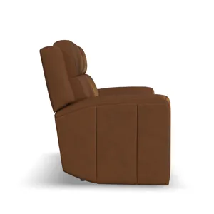 Power Reclining Loveseat with Console & Power Headrests & Lumbar