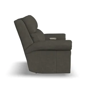 Power Reclining Loveseat with Power Headrests & Lumbar