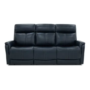 Power Reclining Sofa with Console, Power Headrests & Lumbar