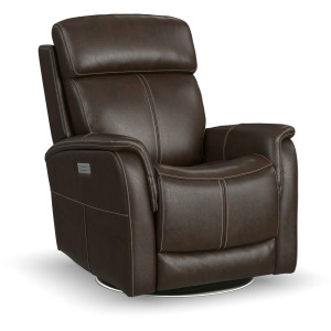 View Power Swivel Recliner with Power Headrest